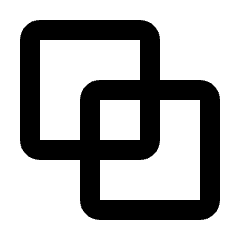 Pathfinder Divide Icon from Rounded Line - Material Pro Set