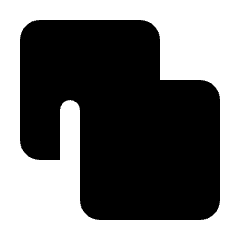 Pathfinder Merge Fill Icon from Rounded Fill - Streamline Material Set