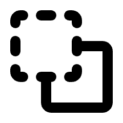 Pathfinder Minus Back Icon from Rounded Line - Streamline Material Set