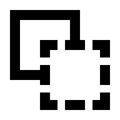 Pathfinder Minus Front Icon from Sharp Line - Streamline Material Set