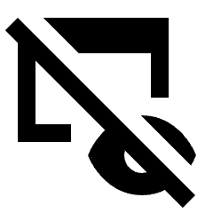 Preview Off Fill Icon from Sharp Fill - Streamline Material Set