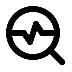 Pulse Diagnosis Icon from Rounded Line - Streamline Material Set