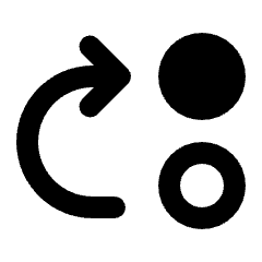 Replace Top Icon from Rounded Line - Streamline Material Set