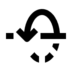 Rotate X Fill Icon from Outlined Fill - Streamline Material Set