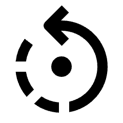 Rotate Z Icon from Outlined Line - Streamline Material Set