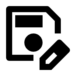 Save As Icon from Outlined Line - Streamline Material Set