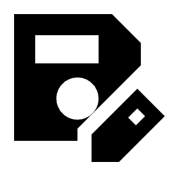 Save As Fill Icon from Sharp Fill - Streamline Material Set