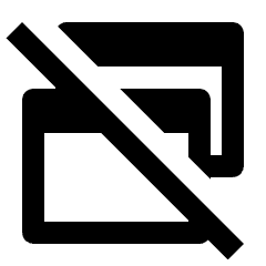 Select Window Off Icon from Outlined Line - Streamline Material Set