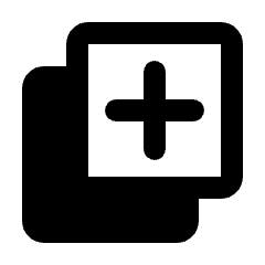 Shadow Add Icon from Rounded Line - Material Pro Set