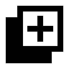 Shadow Add Icon from Sharp Line - Material Pro Set