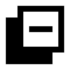 Shadow Minus Icon from Sharp Line - Material Pro Set