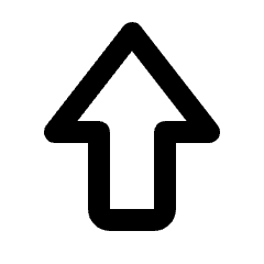 Shift Icon from Rounded Line - Streamline Material Set