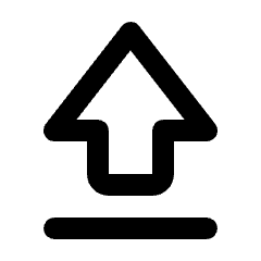 Shift Lock Icon from Rounded Line - Streamline Material Set