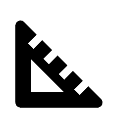 Square Foot Fill Icon from Outlined Fill - Streamline Material Set