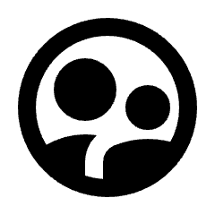 Supervised User Circle Fill Icon from Rounded Fill - Material Pro Set