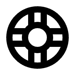 Support Icon from Rounded Line - Streamline Material Set