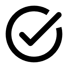 Task Alt Fill Icon from Rounded Fill - Streamline Material Set
