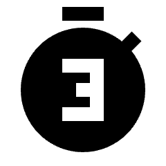 Timer 3 Alt 1 Fill Icon from Sharp Fill - Streamline Material Set