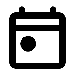 Today Icon from Rounded Line - Streamline Material Set