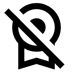 Unlicense Icon from Sharp Line - Streamline Material Set