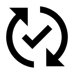 Update Complete Icon from Sharp Line - Material Pro Set