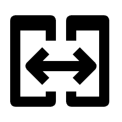 View Side By Side Fill Icon from Outlined Fill - Streamline Material Set
