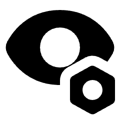 Visibility Setting Bolt Fill Icon from Rounded Fill - Streamline Material Set