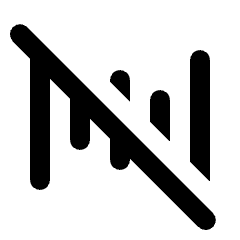 Voice Activation Off Fill Icon from Rounded Fill - Streamline Material Set