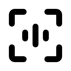 Voice Scan Fill Icon from Rounded Fill - Streamline Material Set