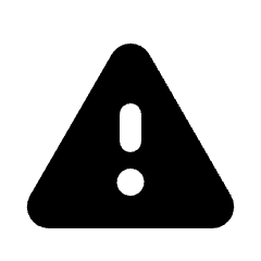 Warning Fill Icon from Rounded Fill - Material Pro Set