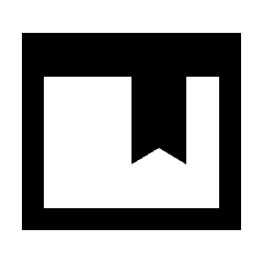 Web Asset Bookmark Icon from Sharp Line - Material Pro Set