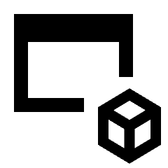 Web Asset Module Icon from Sharp Line - Streamline Material Set