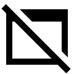 Web Asset Off Icon from Sharp Line - Material Pro Set