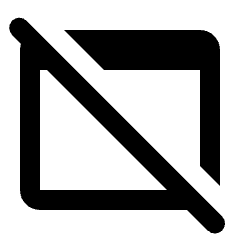 Web Asset Off Fill Icon from Rounded Fill - Material Pro Set