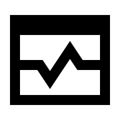 Web Asset Pulse Icon from Sharp Line - Streamline Material Set