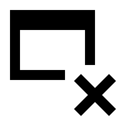 Web Asset Remove Icon from Sharp Line - Material Pro Set