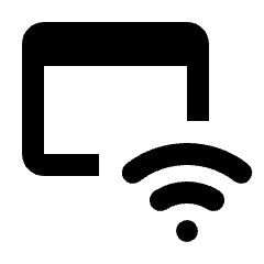 Web Asset Signal Icon from Rounded Line - Streamline Material Set