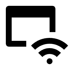 Web Asset Signal Icon from Outlined Line - Streamline Material Set