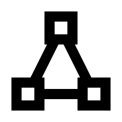 Webhook Alt Icon from Sharp Line - Material Pro Set