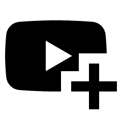 Youtube Activity Icon from Sharp Line - Material Pro Set