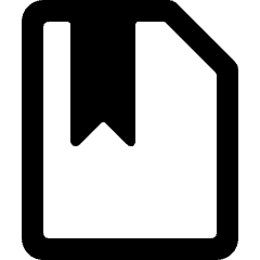 Common File Bookmark Alternate Icon from Ultimate Bold Set