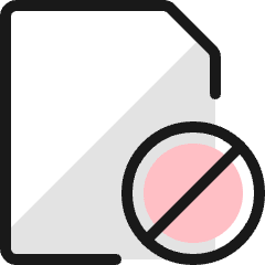 Common File Disable Icon from Ultimate Colors Set