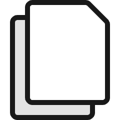 Common File Double Icon from Ultimate Colors Set