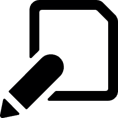 Common File Edit Icon from Ultimate Bold Set