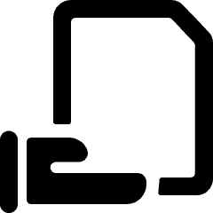 Common File Give Hand 2 Icon from Ultimate Bold Set