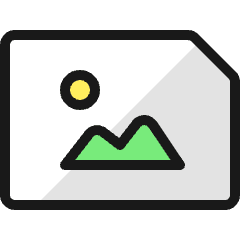 Common File Horizontal Image Icon from Ultimate Colors Set