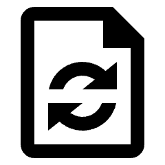Common File Refresh Icon from Nova Line Set