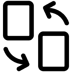 Common File Rotate Icon from Ultimate Regular Set