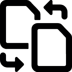 Common File Rotate Icon from Ultimate Bold Set
