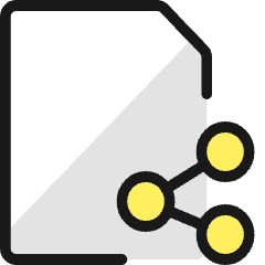 Common File Share Icon from Ultimate Colors Set